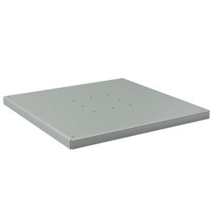 WIEGMANN WA24SBASE Pedestal Base, Carbon Steel, 24 x 24 x 1.31 Inch Size, Ansi 61 Gray | CV6LUM