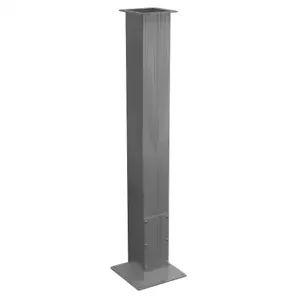 WIEGMANN WA44CCOLSS Straight Pedestal Column, 304 Stainless Steel, 4 x 4 x 35 Inch Size | CV6NKU