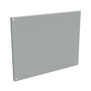 WIEGMANN WA60P36F2 Subpanel, Half-Height, Carbon Steel, White, Powder Coat Finish | CV6XFN