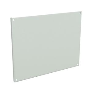 WIEGMANN WA60P36F2G Subpanel, Half-Height, Galvanized Steel | CV6XFP