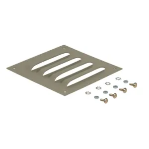 WIEGMANN WAVK0404 Louver Plate Kit, NEMA 12 Enclosure, Mounting Hardware, 5.62 Inch Frame Ht | CV3PRC 2AAR7