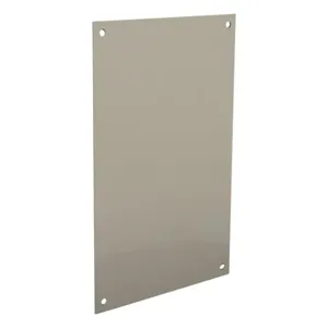 WIEGMANN WC1436P3 Subpanel, Carbon Steel, White, Powder Coat Finish | CV6XHJ