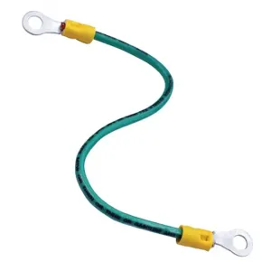 WIEGMANN WGS1008 Enclosure Grounding Strap, 8 Inch Length | CV6WNE