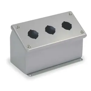 WIEGMANN WPBA3 Enclosure Pushbutton Sloping 3 Holes | AC3PDJ 2VB56