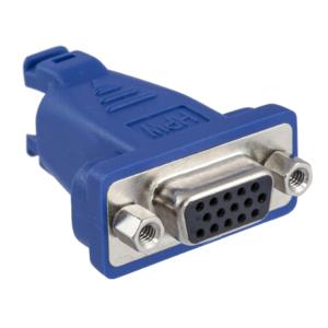 HUBBELL WIRING DEVICE-KELLEMS 15S6P10 Av Connector, D Sub, 15 Pin, Female 8 Pin To Female, 180 Degree, 10 Pk | CE6NHM