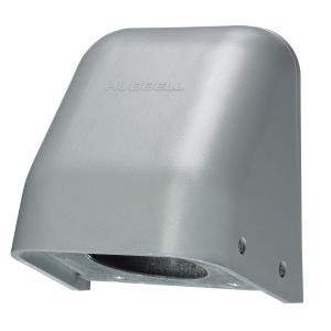 HUBBELL WIRING DEVICE-KELLEMS AA2030PS Steckdosen- und Einlasswinkel-Adapterbox, 20 A und 30 A, grau, Aluminiumguss | AC8QFL 3D301