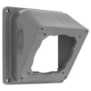 HUBBELL WIRING DEVICE-KELLEMS AA6010055 Angle Adapter Box, 55 Degree, Cast Aluminium, Grey | BC9LQX