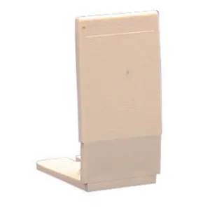 HUBBELL WIRING DEVICE-KELLEMS AMOBL10 Data Housing Panel, Amo Bracket, Blank, Office White | CE6PPF