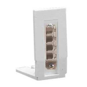 HUBBELL WIRING DEVICE-KELLEMS AMOLCQSBE Fiber Optic Housing Bracket, Zircon Sleeve, Beige | CE6PPN