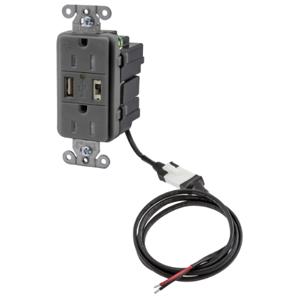 HUBBELL WIRING DEVICE-KELLEMS AVPS15GY HUBBELL WIRING DEVICE-KELLEMS AVPS15GY | BD3RCX