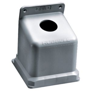 HUBBELL WIRING DEVICE-KELLEMS BB100N Back Box, Hub Size 1-1/2 Inch Npt, Cast Aluminium, Grey | AD6ZFY 4CT36