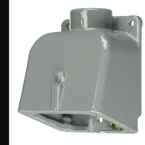 HUBBELL WIRING DEVICE-KELLEMS BB301W Back Box, For 20A And 30A 1 Inch Npt Hub, Angled, Gray, Cast Aluminium | AE7YYG 6C128