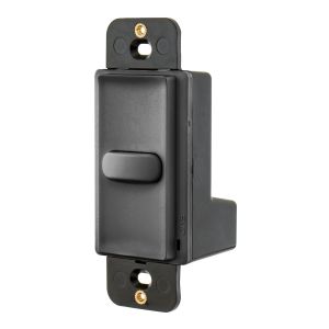HUBBELL WIRING DEVICE-KELLEMS CPSD1BK Dimmer Switch, Low Voltage, 1 Button, Black | BD3WTB