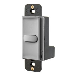 HUBBELL WIRING DEVICE-KELLEMS CPSD1GY Dimmer Switch, Low Voltage, 1 Button, Gray | BD3TUG