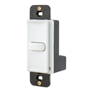 HUBBELL WIRING DEVICE-KELLEMS CPSD1W Dimmer Switch, Low Voltage, 1 Button, White | CE6RJH