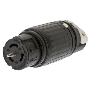 HUBBELL WIRING DEVICE-KELLEMS CS6360C Female Connector, 50A, 125V, 2-Pole, 3-Wire Grounding | AC8QFT 3D320
