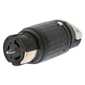 HUBBELL WIRING DEVICE-KELLEMS CS8164C Female Connector, 50A, 3-Phase, Delta, 480VAC, 3-Pole, 4-Wire Grounding | AC8QGA 3D327