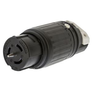 HUBBELL WIRING DEVICE-KELLEMS CS8264C Female Connector, 50A, 250V, 2-Pole, 3-Wire Grounding | AC8QGD 3D330