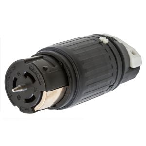 HUBBELL WIRING DEVICE-KELLEMS CS8364C Female Connector, 50A, 3-Phase, Delta, 250VAC, 3-Pole, 4-Wire Grounding | AC8QGG 3D333