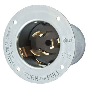 HUBBELL WIRING DEVICE-KELLEMS CS8475 Flansch-Verriegelungseingang, 2 Pole, 3 Drähte, 1 Phase | CE6RXP 49YK43