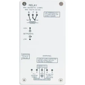 HUBBELL WIRING DEVICE-KELLEMS DHCM Daylight Control, Daylight Photocell Control | CE6RKW