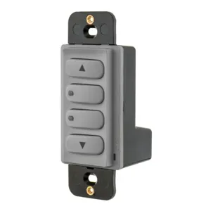 HUBBELL WIRING DEVICE-KELLEMS DSC010GY Dimmer Switch, 0-10V Dimmer, Current Sinking Capacity, 30Ma, Momentary, 4 Button | CE6RLG