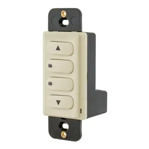 HUBBELL WIRING DEVICE-KELLEMS DSC010I Dimmer Switch, Low Voltage, Latching Combo, 0-10VDC, Ivory | CE6RKD