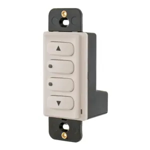 HUBBELL WIRING DEVICE-KELLEMS DSC010LA Dimmer Switch, Low Voltage, Latching Combo, 0-10VDC, Light Almond | CE6RKE