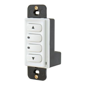HUBBELL WIRING DEVICE-KELLEMS DSC010W Dimmer Switch, Low Voltage, Latching Combo, 0-10VDC, White | CE6RKF