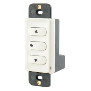 HUBBELL WIRING DEVICE-KELLEMS DSM010W Dimmer Switch, Low Voltage, Momentary, 0-10VDC, White | CE6RKM