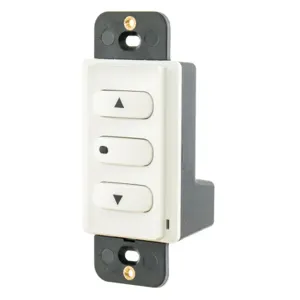 HUBBELL WIRING DEVICE-KELLEMS DSL010W Dimmer Switch, Low Voltage, Latching, 0-10VDC, White | CE6RKJ