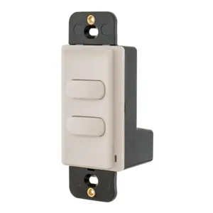 HUBBELL WIRING DEVICE-KELLEMS DSM30LA2 Rocker Switch, Single Pole, Momentary Contact, 100Ma, 30VDC, 2 Button | BD3VUZ