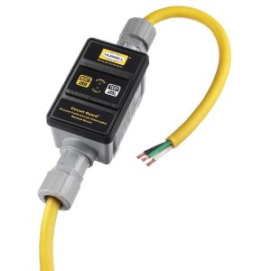 HUBBELL WIRING DEVICE-KELLEMS GFP2301 Gfci Line Cord, Portable, Manual, 30A 240VAC, 2 Ft, 4-6 Ma, Black | AA9JFN 1DJG9