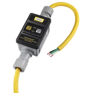 HUBBELL WIRING DEVICE-KELLEMS GFP5305 Gfci Line Cord, Portable, Manual, 30A 3Ph 250VAC, 6 Ft, 4-6 Ma, Black | AA9JFW 1DJH8