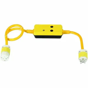 HUBBELL WIRING DEVICE-KELLEMS GFP3C20M Gfci Line Cord, Portable, Manual, 20A 120VAC, 5-20R, 3 Ft, 4-6 Ma | AC9QGA 3HZ78