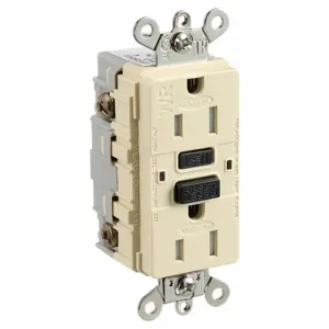 HUBBELL WIRING DEVICE-KELLEMS GFR5262SGI Gfci Duplex 15a 125v Ivory | AF7LEP 21VK84