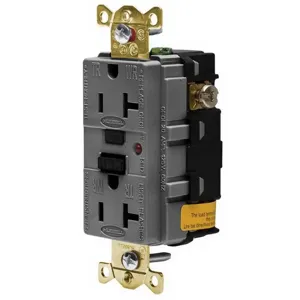 HUBBELL WIRING DEVICE-KELLEMS GFR5362GYTR HUBBELL WIRING DEVICE-KELLEMS GFR5362GYTR | BC8AYK