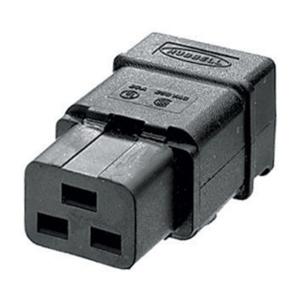 HUBBELL WIRING DEVICE-KELLEMS H320C F-Stecker, Buchse, 16 A 250 V, Druckschraubklemme, Schwarz, 1 Pk | CE6QZT