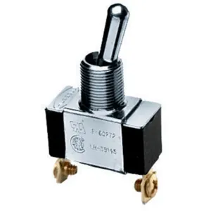 HUBBELL WIRING DEVICE-KELLEMS HBL11 Bat Handle Switch, Single Throw, 10A, 250V/10A, 125V, Terminal Screws | BC9AWK