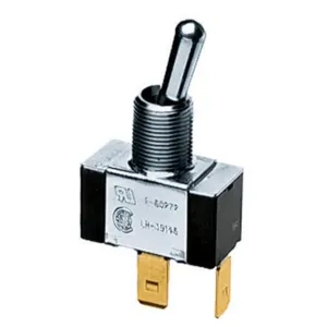 HUBBELL WIRING DEVICE-KELLEMS HBL11M Bat Handle Switch, Momentary Single Pole, Single Throw 10A, 250V/10A, 125V | BD3DQR