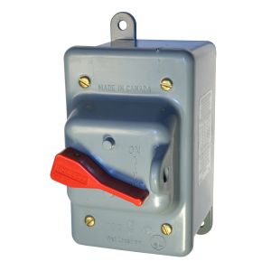 HUBBELL WIRING DEVICE-KELLEMS HBL13R23D Enclosed Disconnect Switch, 3 Pole, 600 VAC, 30 A, Grey | AB2LVE 1MTD9