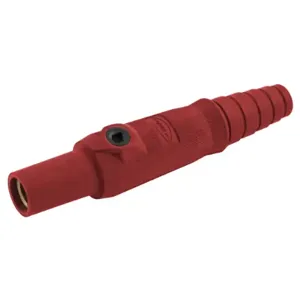 HUBBELL HBL15FR Single Pole Connector Female Red | AF7BBR 20TP94