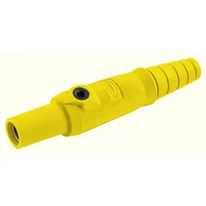 HUBBELL WIRING DEVICE-KELLEMS HBL15FY Female Plug, 150 A, Yellow | BD4ARV