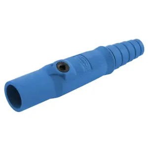 HUBBELL HBL15MBL Single Pole Connector Male Blue | AF7BBM 20TP90