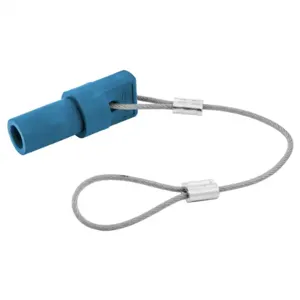 HUBBELL HBL15MCAPBL Single Pole Connector Protective Cap Blu | AF7AQL 20TR06