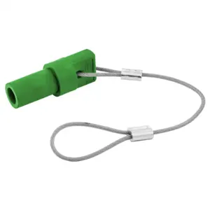 HUBBELL HBL15MCAPGN Single Pole Connector Protective Cap Green | AF7BCA 20TR07