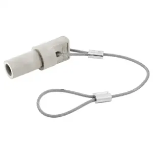 HUBBELL HBL15MCAPW Single Pole Connector Protective Cap White | AF7AQJ 20TR04