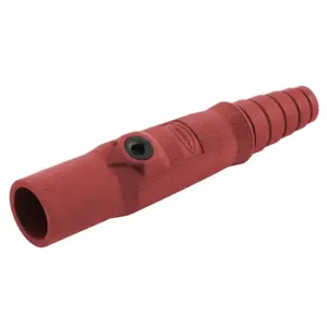 HUBBELL HBL15MR Single Pole Connector Male Red | AF7BBL 20TP89