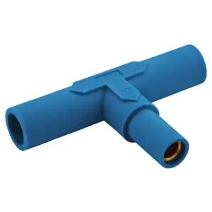 HUBBELL HBL15PTBL Single Pole Connector Parallel Tee Blue | AF7BCH 20TR14