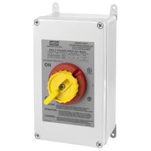 HUBBELL WIRING DEVICE-KELLEMS HBL16X63D Enclosed Disconnect Switch, 3 Pole, 600 VAC, 60 A | BD4ERD